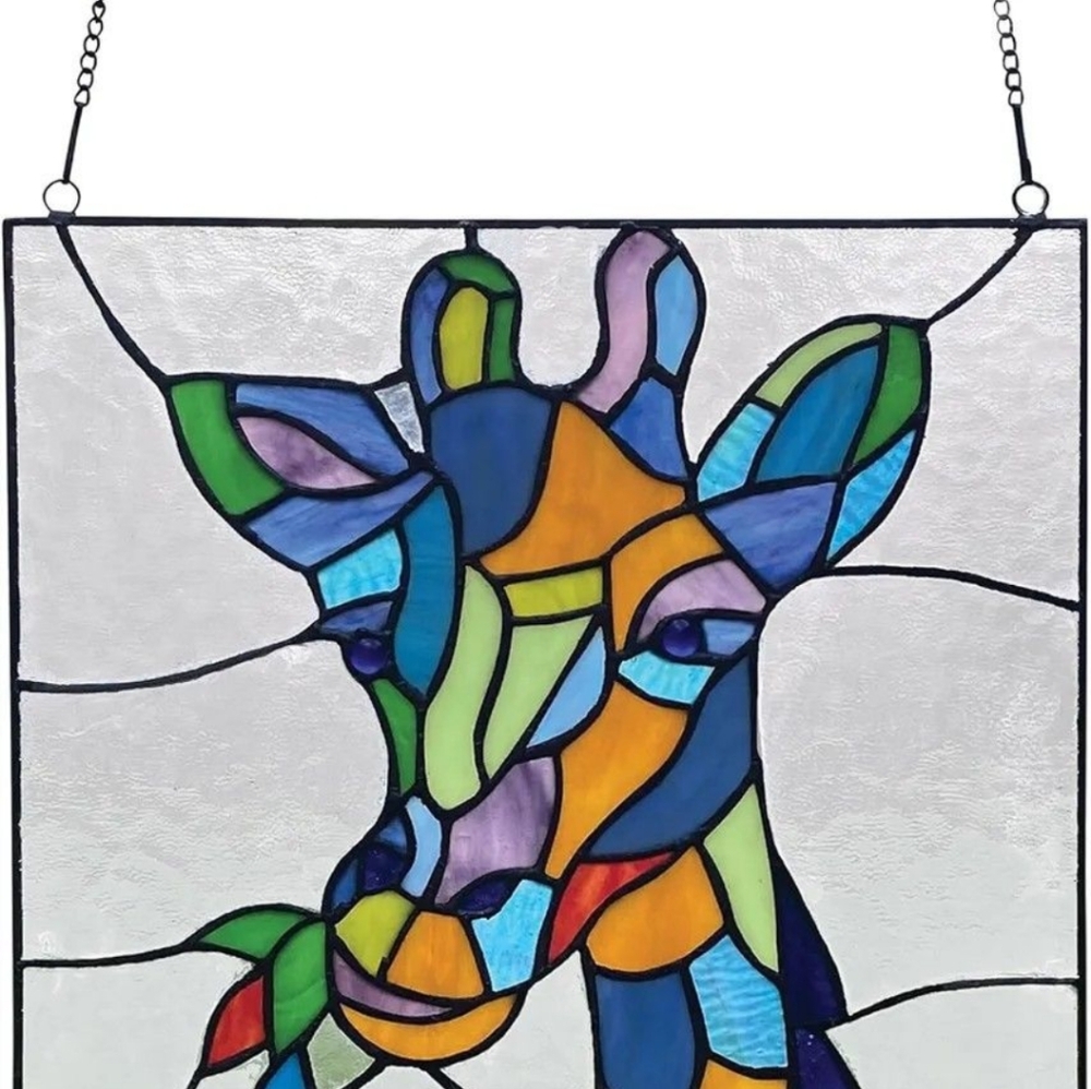 Stained Giraffe Glass decorations